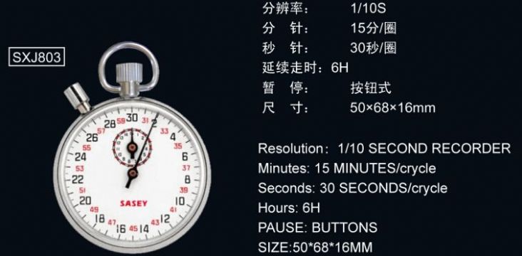 點擊查看詳細信息<br>標題：803機械秒表 閱讀次數(shù)：2690
