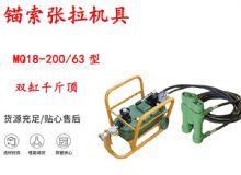點(diǎn)擊查看詳細(xì)信息<br>標(biāo)題：風(fēng)動(dòng)張拉機(jī)具 MQ18-200-63型 配雙缸千斤頂 礦用錨索張拉機(jī)具 閱讀次數(shù)：336